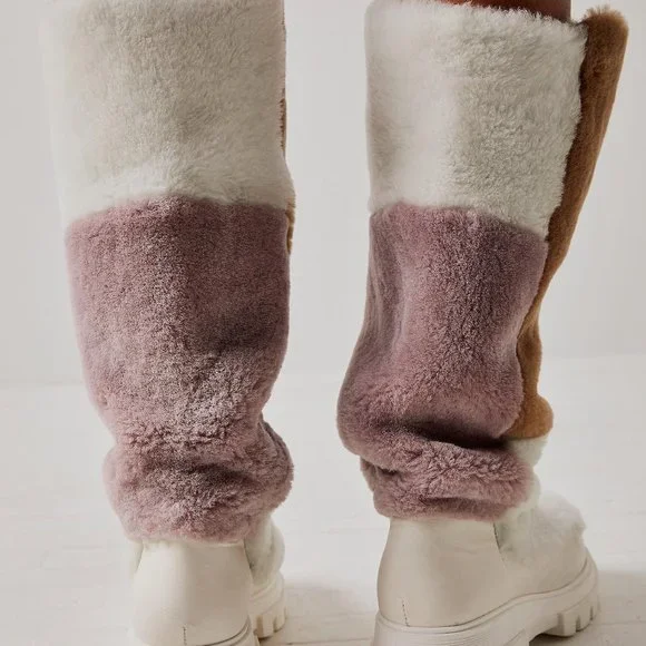 Free People Happy Thoughts Fur Boots - Picture 3 of 7